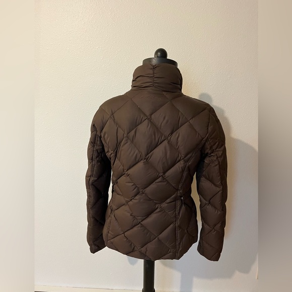 Eddie Bauer Brown Women's quilted down filled Puffer Jacket size M - Picture 2 of 3